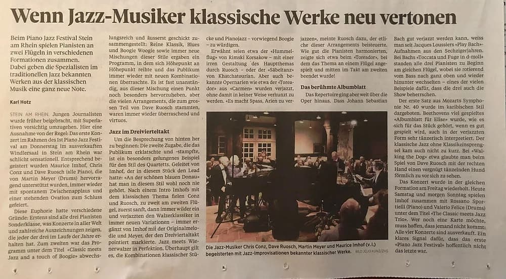 Wenn Jazz-Musiker klassische Werke neu vertonen